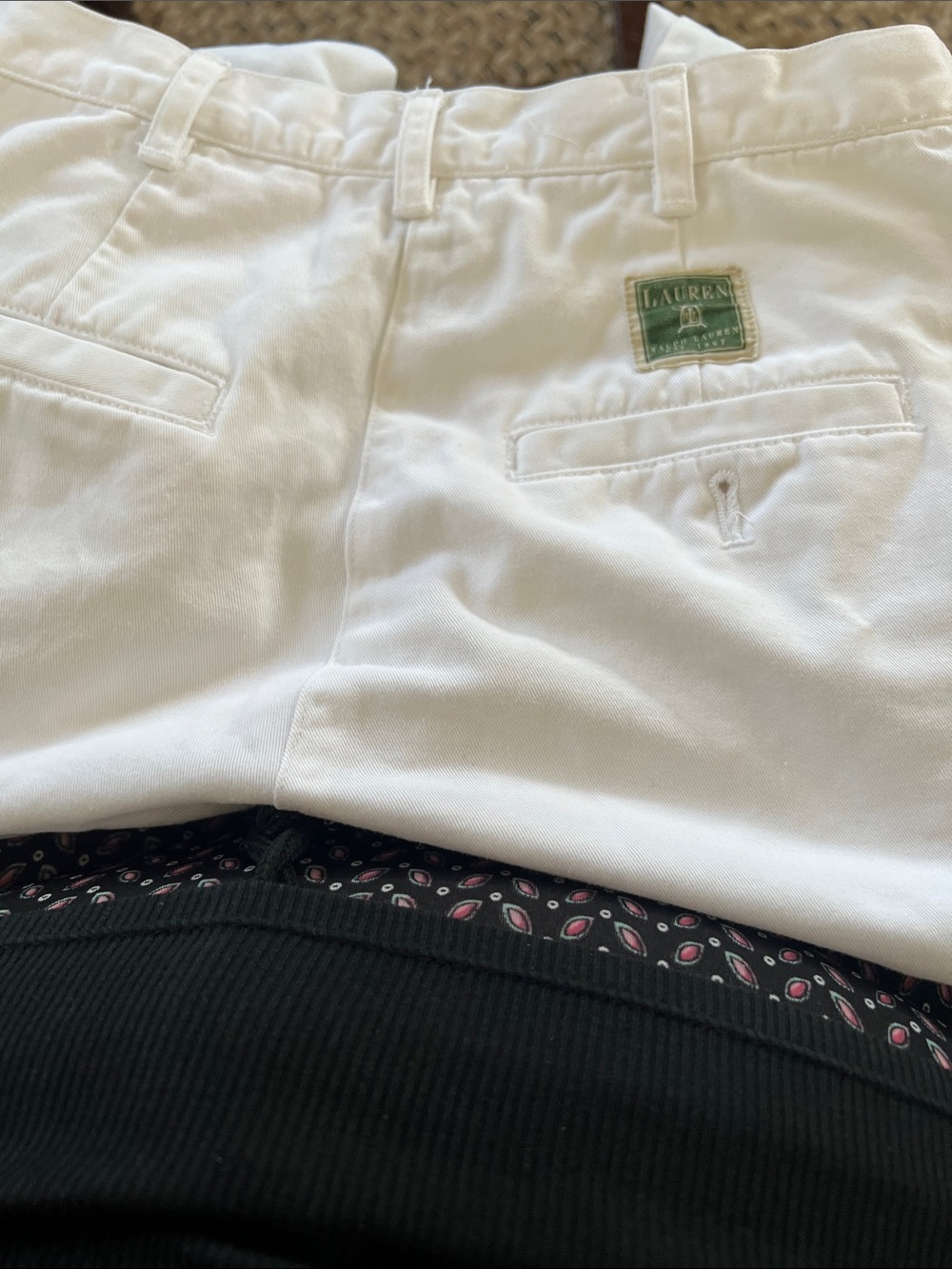 Lauren Ralph Lauren Off-White Cotton Chinos - Picture 6 of 6